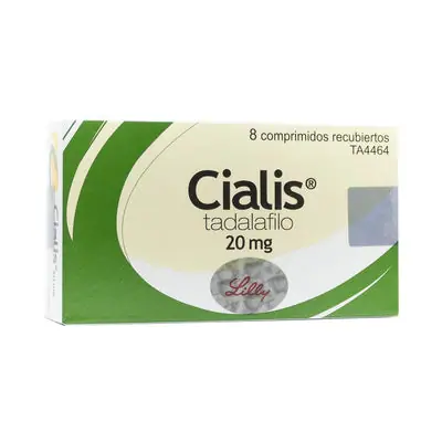 Cialis comprimidos 20 mg, caja x 8 unidades