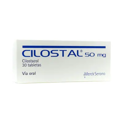 Cilostal tabletas 50 mg Merck caja x 30 unidades