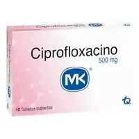 Ciprofloxacino 500 mg caja x 10 tabletas