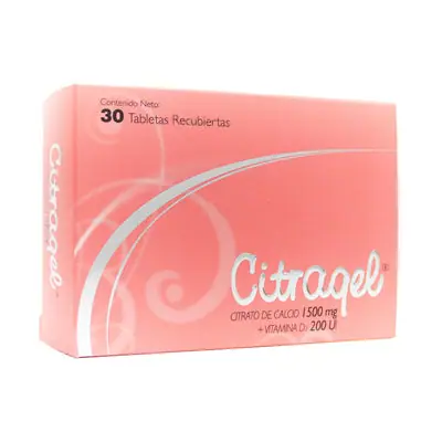 Citragel tabletas, caja x 30 unidades