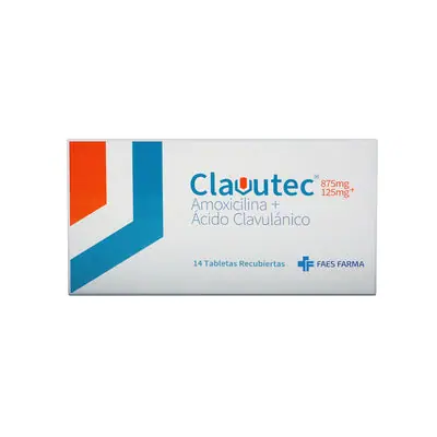 Clavutec 875 mg/125 mg tabletas x 14 unidades