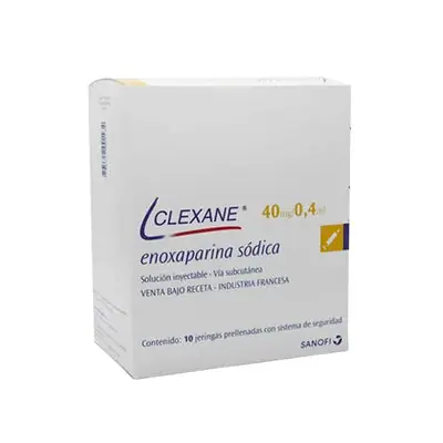 Clexane jeringa prellenada 40 mg caja x 10 unidades