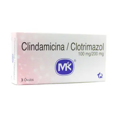 Clindamicina + clotrimazol Mk óvulos caja x 3 unidades