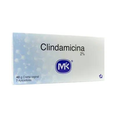 Clindamicina Mk crema vaginal 2 % caja 40 g