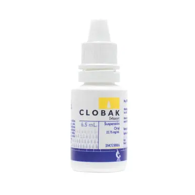 Clobak gotas 22.75 mg frasco 6.5 ml