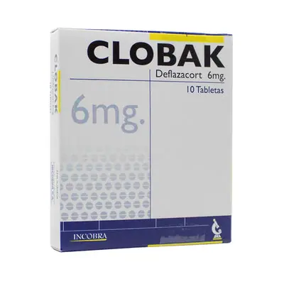 Clobak tabletas 6 mg caja x 10 unidades