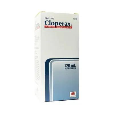 Cloperax suspensión, caja con frasco de 120 ml