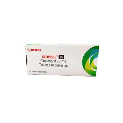 Clopisev (clopidogrel) tabletas 75 mg caja x 30 unidades