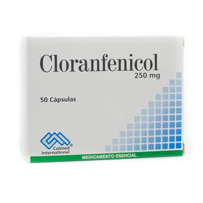 Cloranfenicol 250 mg x 50 cápsulas – Colmed
