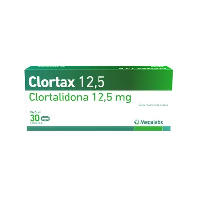 Clortax tabletas 12.5 mg, caja x 30 unidades