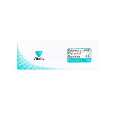 Clotrimazol + neomicina + betametasona crema caja 20 g