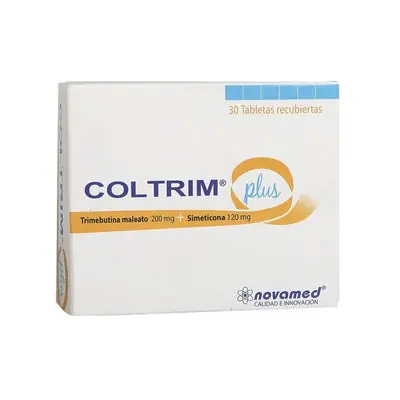Coltrim Plus tabletas 200 mg/120 mg, caja x 30 unidades (Novamed)