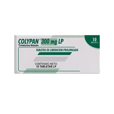 Colypan Lp tabletas 300 mg, caja x 10 unidades