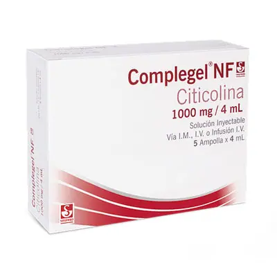 Complegel NF ampollas 1000 mg/4 ml caja x 5 unidades