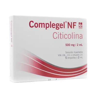 Complegel NF ampollas 500 mg/2 ml caja x 5 unidades