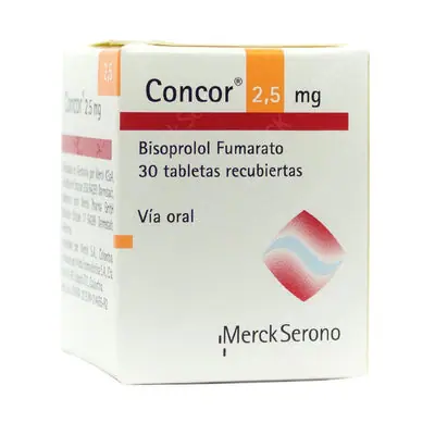 Concor tabletas 2.5 mg Merck caja x 30 unidades