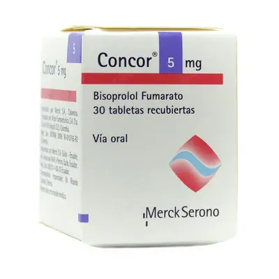 Concor tabletas 5 mg Merck caja x 30 unidades