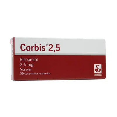 Corbis comprimidos 2.5 mg caja x 30 unidades