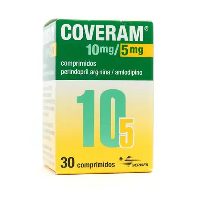 Coveram comprimidos 10/5 mg caja x 30 unidades