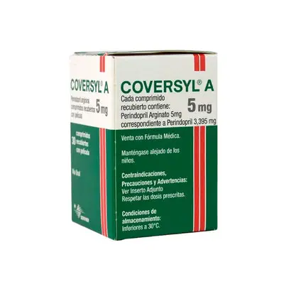 Coversyl A comprimidos 5 mg caja x 30 unidades
