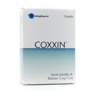Coxxin Jp ampollas 15 mg caja 3 x 1.5 ml