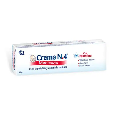 Crema N°4 Medicada caja 30 g