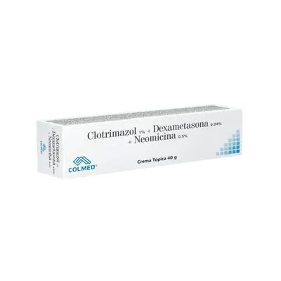Crema Tópica Colmed Clotrimazol + Dexametasona + Neomicina tubo 40 g