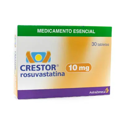 Crestor 10 mg comprimidos, caja con 30 comprimidos
