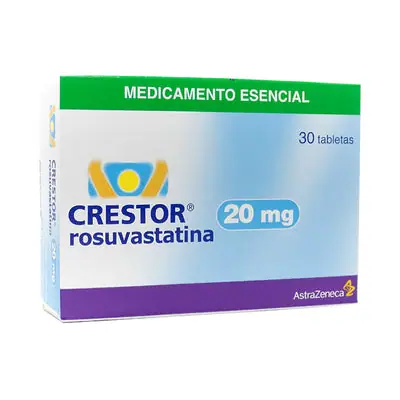 Crestor 20 mg comprimidos, caja con 30 comprimidos