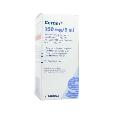 Curam suspensión 250 mg frasco 100 ml