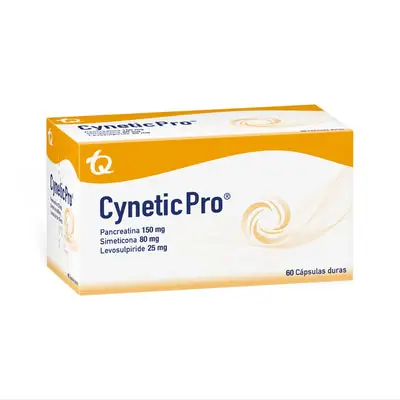 Cynetic Pro cápsula dura 150 mg / 80 mg / 25 mg caja x 60