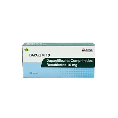 Dapakem 10 mg comprimidos, caja x 30 unidades