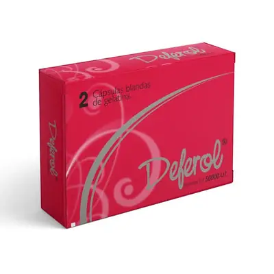 Deferol 50000 UI caja x 2 unidades