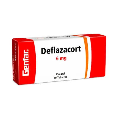 Deflazacort Genfar tabletas 6 mg, caja x 10 unidades
