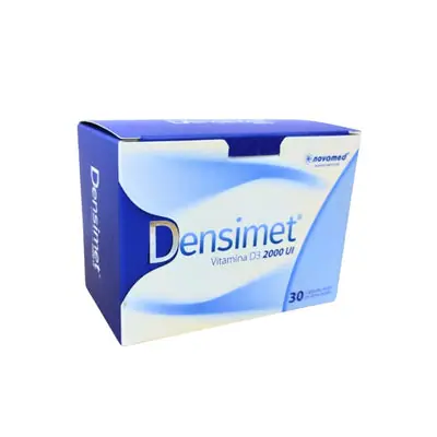 Densimet 2000 UI cápsulas duras, caja x 30 unidades (Novamed)