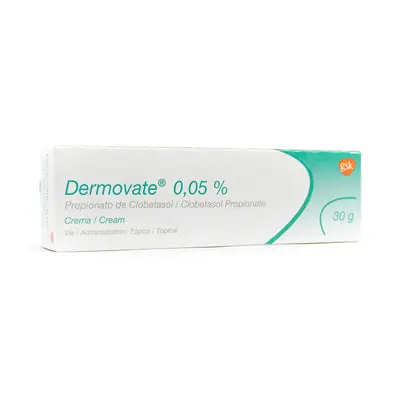 Dermovate crema 0,05 %, caja con tubo de 30 g