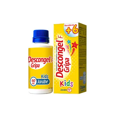 Descongel f Gripa Kids Jarabe Caja x 60 ml
