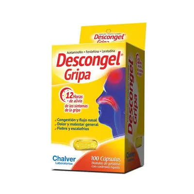Descongel Gripa Cbg Cápsulas Caja x 100