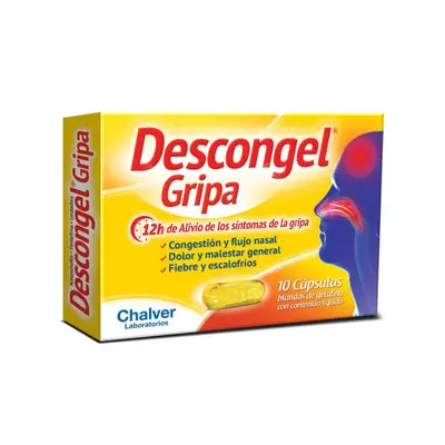 Descongel Gripa Cbg Cápsulas Caja x 10
