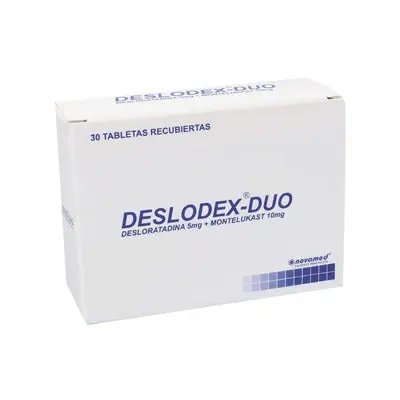 Deslodex Duo tabletas 5/10 mg, caja x 30 unidades (Novamed)