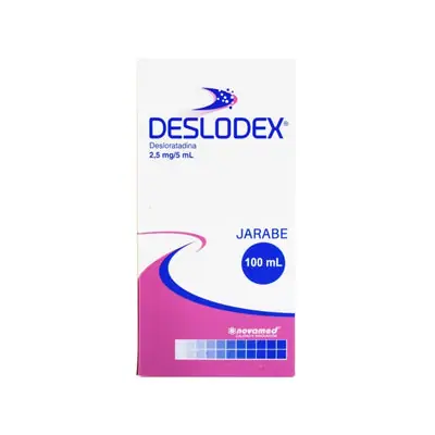 Deslodex jarabe 2.5 mg, caja 100 ml (Novamed)