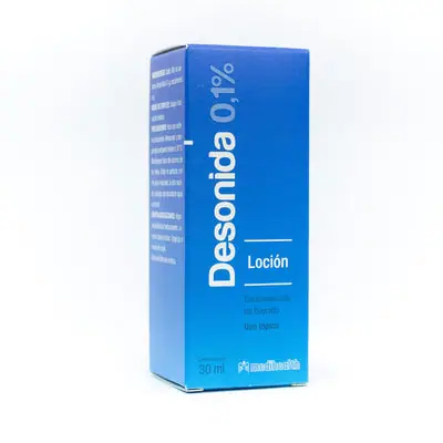 Desonida Loción 0.1 % Caja 30 ml