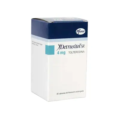 Detrusitol SR 4 mg - cápsulas de liberación prolongada - caja x 30 unidades