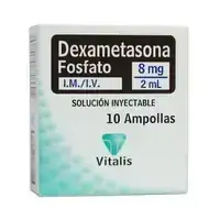 Dexametasona 8 mg/2 ml caja x 100 ampollas
