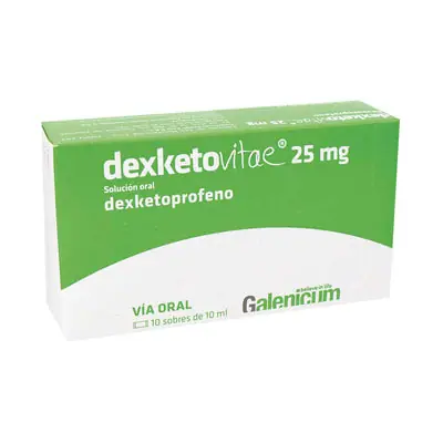 Dexketovitae sachet 25 mg caja x 10 unidades