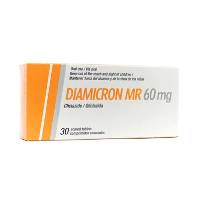 Diamicron MR comprimidos 60 mg caja x 30 unidades