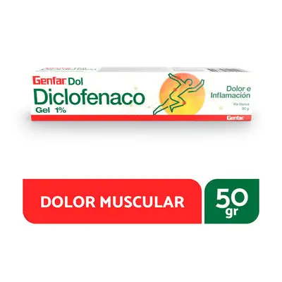 Diclofenaco 1% Gel Tubo x 50 g Vitalis