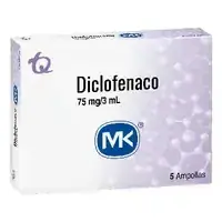 Diclofenaco 75 mg/3 ml caja x 6 ampollas Clofenil