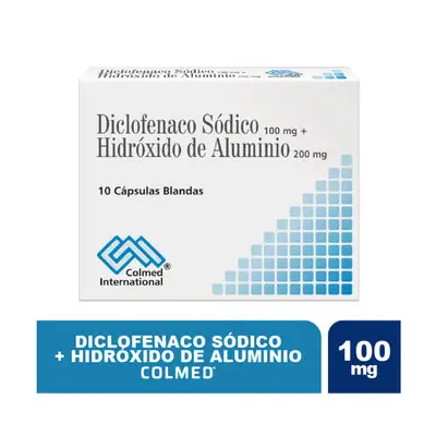 Diclofenaco + Hidróxido de Aluminio Pcap Cápsulas Caja x 10