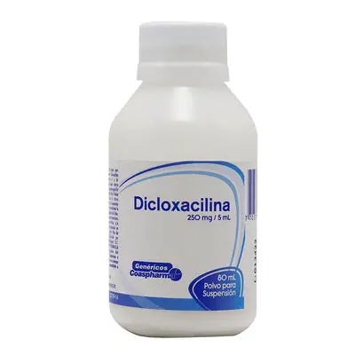 Dicloxacilina Coaspharma polvo para reconstituir 250 mg/5 ml frasco